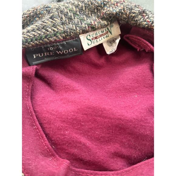 Schumann Sullivan of New Haven Vintage Newsboy Cabbie Hat Made USA Union Label M - Picture 9 of 16